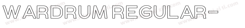 Wardrum Regular字体转换